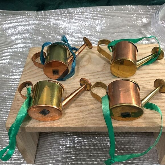 Vintage Copper Watering Can Christmas
Ornaments Made In India Set Of Four - Picture 14 of 17